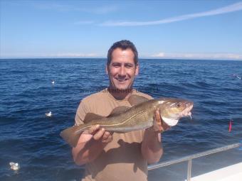 3 lb 8 oz Cod by Simon Atkinson from Pickering North Yorks.