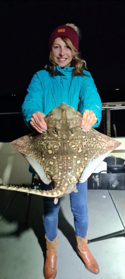 7 lb 3 oz Thornback Ray by Linda