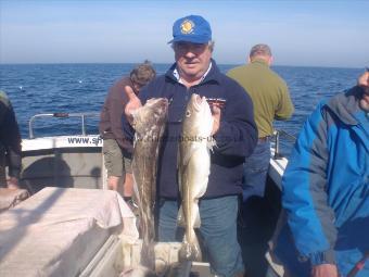 4 lb Cod by Tony Livesey from Blackburn.