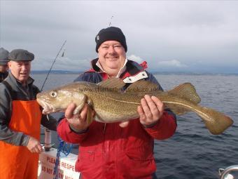 6 lb 8 oz Cod by Tom Bennington from Thornaby.