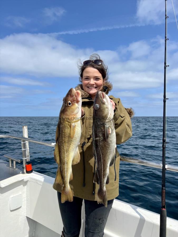 5 lb 4 oz Cod by Annie Helliwell