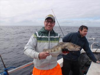 4 lb 5 oz Cod by Lee from Hartlepool.