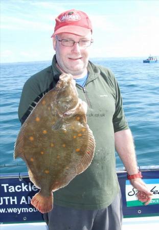 4 lb 12 oz Plaice by Simon Thomas