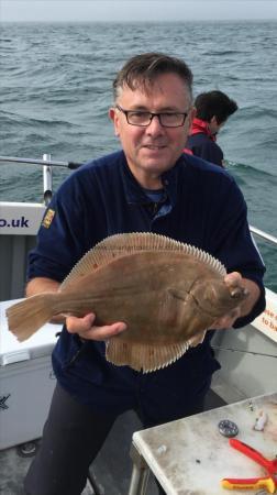 3 lb 12 oz Plaice by David Snow