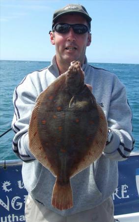 3 lb 4 oz Plaice by Darren Flower