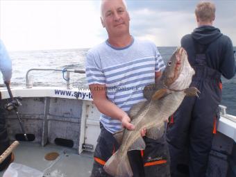 8 lb Cod by Nigel Steer from Sheffield.