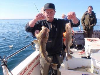 4 lb 6 oz Cod by Zak Burton.