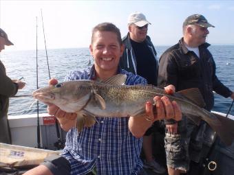 3 lb 7 oz Cod by John from Barnsley.