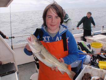 3 lb 9 oz Cod by Fergus from Whitby.