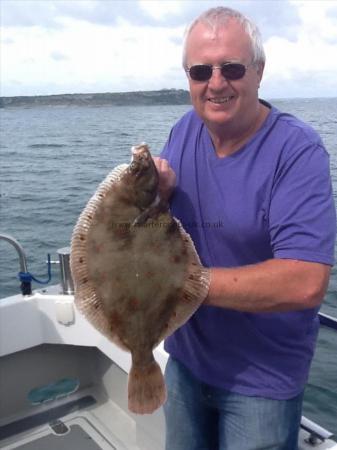 4 lb 10 oz Plaice by Nev Smart