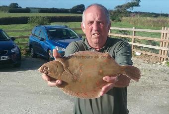 3 lb 8 oz Plaice by skipper