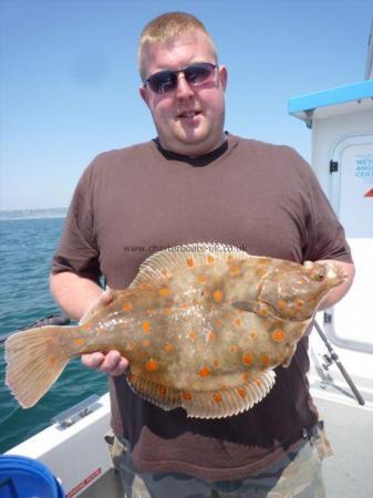 5 lb 8 oz Plaice by Steve