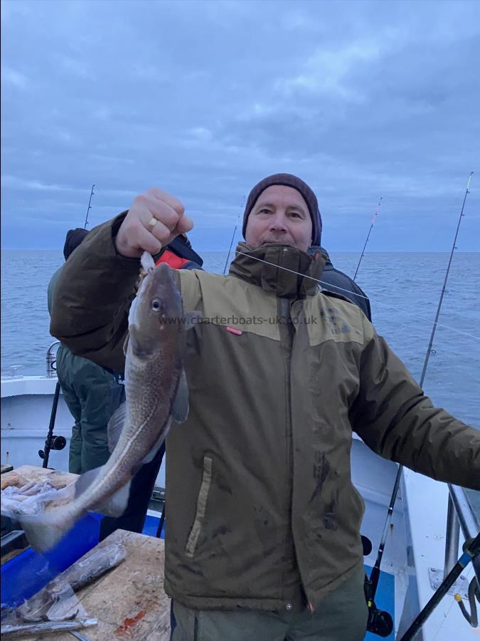 3 lb 4 oz Cod by Marek Kowka.