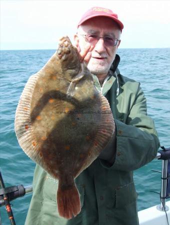 4 lb Plaice by Tim Fretter