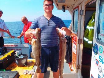 4 lb 2 oz Cod by Adam Ward (Skippers son)