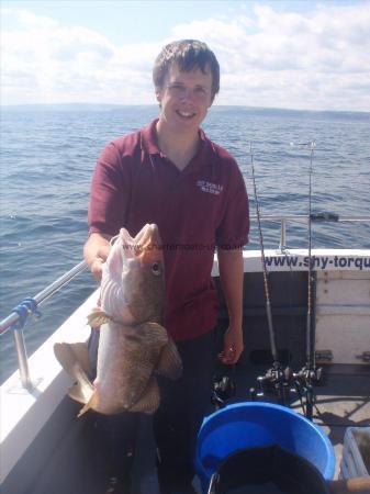 7 lb Cod by Tom Dobson from Runswick Bay North Yorks.