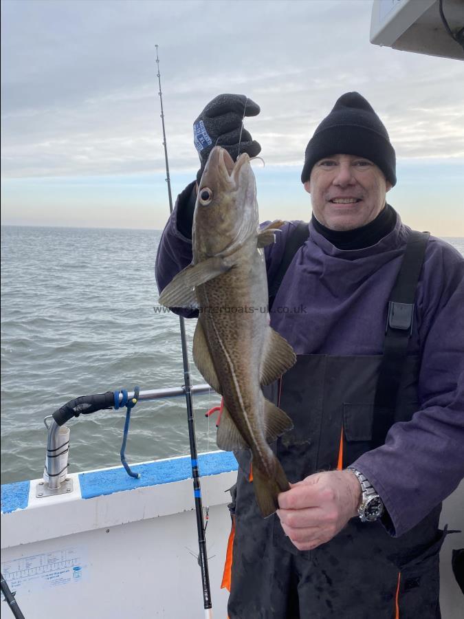 3 lb 14 oz Cod by Bob Gosling.