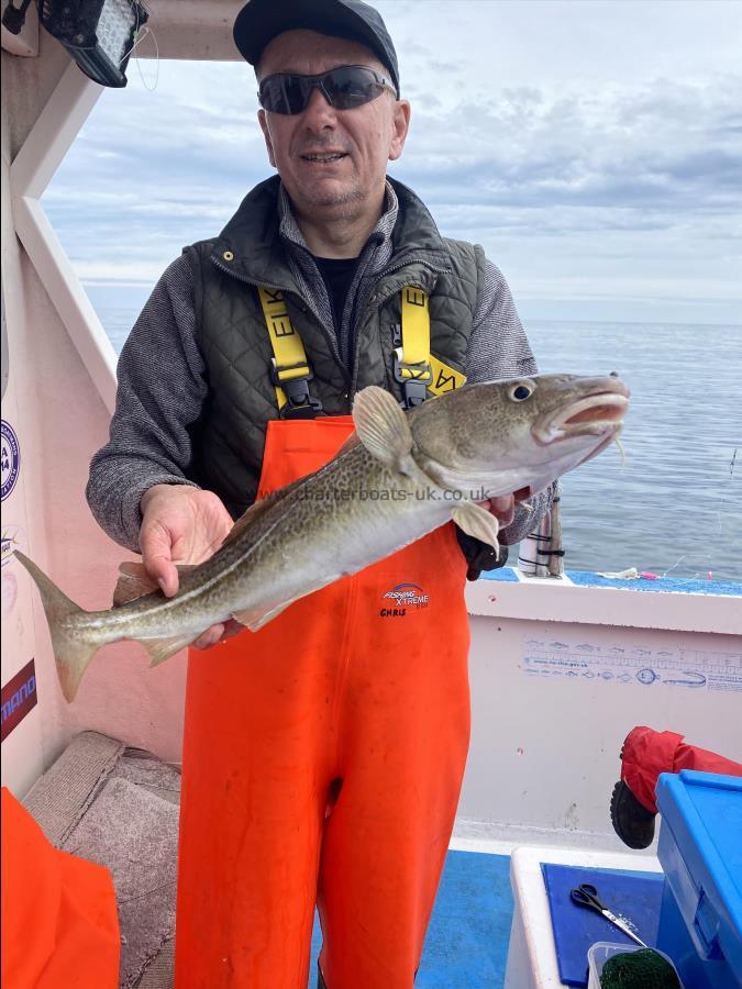 4 lb 9 oz Cod by Chris Siddle.