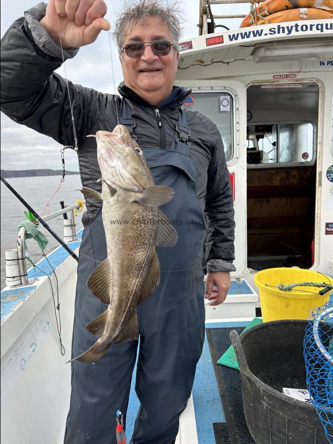 4 lb 4 oz Cod by Lawrence.