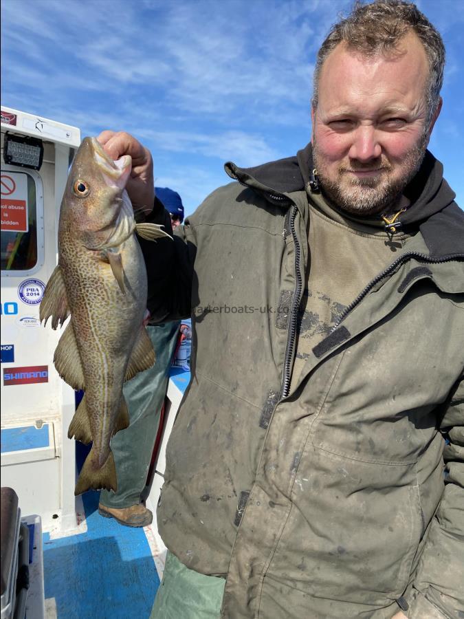 3 lb 4 oz Cod by Richard Ward.