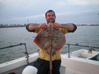 14 lb 3 oz Thornback Ray by David