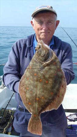 4 lb 8 oz Plaice by Mick Nunn