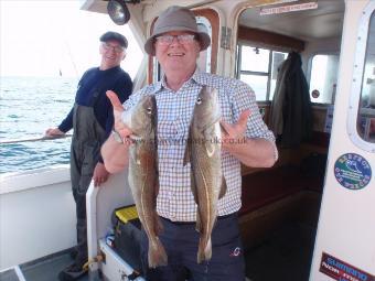 3 lb 6 oz Cod by Bill.