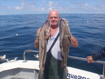 8 lb 2 oz Cod by Jim Arthur from Blackburn.