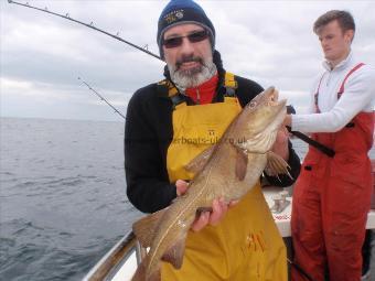 4 lb 12 oz Cod by Derek Wiggins from Leeds.