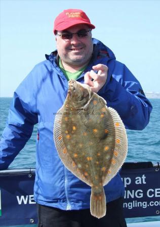 4 lb 2 oz Plaice by Jason Hart