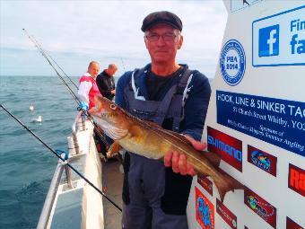 4 lb 3 oz Cod by Bill Barraclough from Barnsley.