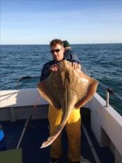 22 lb 5 oz Blonde Ray by clem carter